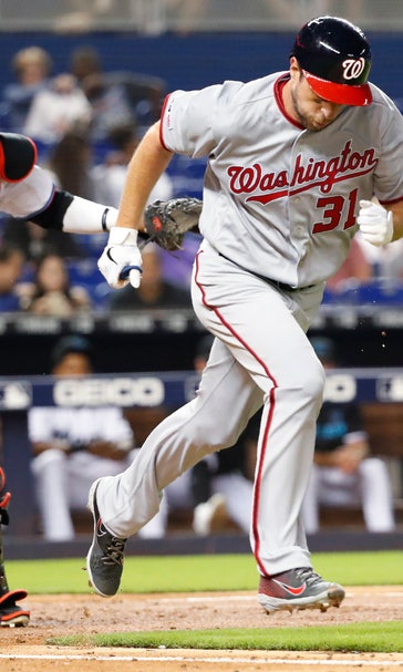 Scherzer fans 10, wins 5th straight start, Nats beat Marlins